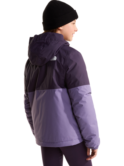 The North Face Kids' Antora Colour Block Rain Jacket, Endles Dusk/Ground Purple - view 2, Endles Dusk/Ground Purple