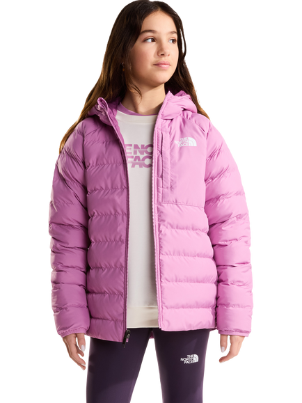 The North Face Kids' Perrito Reversible Puffer Jacket, Hushed Lavender, Hushed Lavender