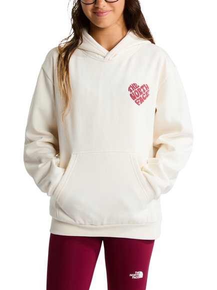 The North Face Kids' G Brand Proud Relaxed Hoodie, White Dune, White Dune
