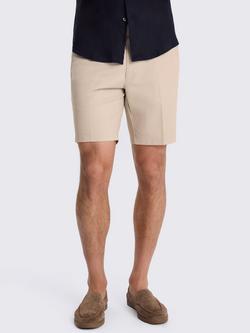 Moss Cotton Chino Shorts, Stone
