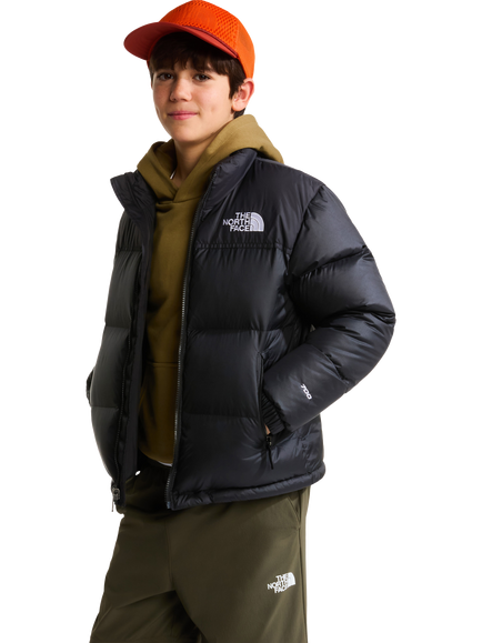 The North Face Teen 1996 Insulated Down Jacket, Black, Black