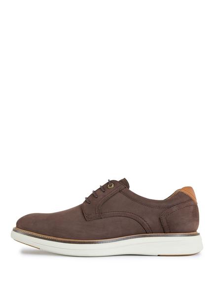 Simon Carter Millar Nubuck Derby Shoes - view 2, Brown