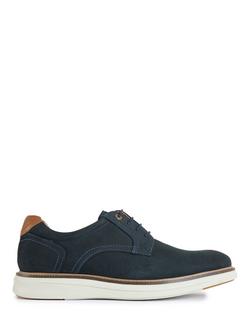 Simon Carter Millar Nubuck Derby Shoes, Navy