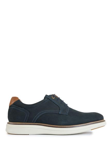 Simon Carter Millar Nubuck Derby Shoes, Navy