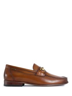 Simon Carter Hexin Leather Loafers, Tan, Tan