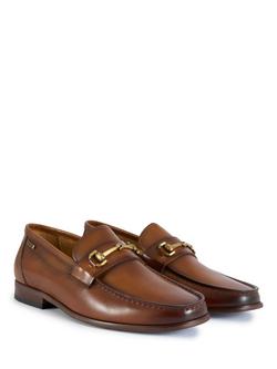 Simon Carter Hexin Leather Loafers, Tan - view 2, Tan