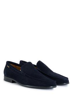 Simon Carter Huxley Suede Loafers - view 2, Navy