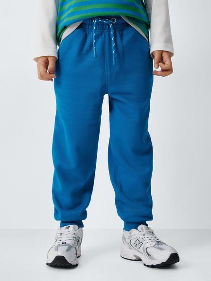 John Lewis Kids' Cotton Joggers, Blue, Blue