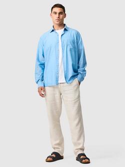 Rodd & Gunn Parsons Hill Cotton Regular Fit Shirt, Sky - view 2, Sky