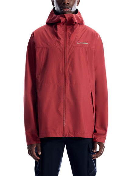 Berghaus Men's Deluge Raincoat Jacket, Red Fury, Red Fury