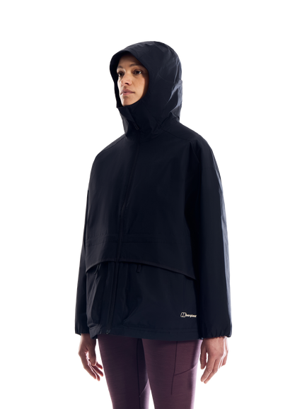 Berghaus Women's Wylam Windbreaker Jacket, Jet Black - view 2, Jet Black