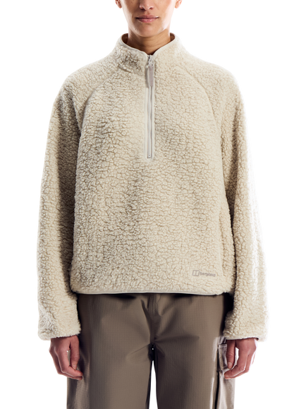 Helly Hansen Women's Bamburgh Fleece Top, Stone, Stone
