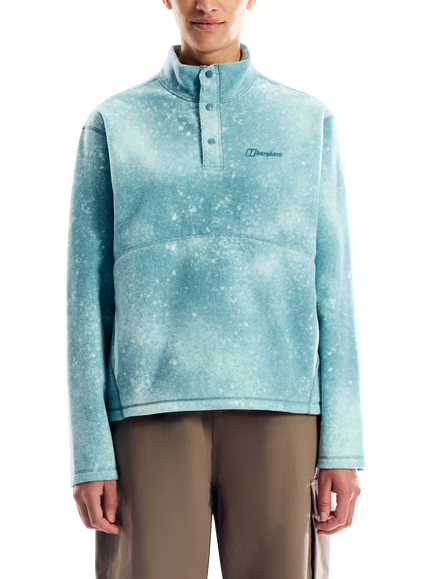 Berghaus Women's Felltop II Fleece Top, Steel/Polar/White, Steel/Polar/White