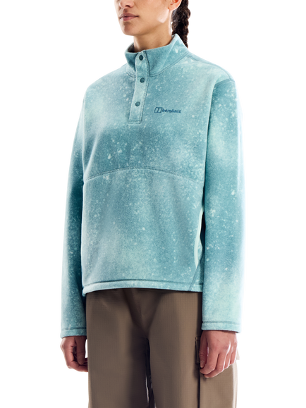 Berghaus Women's Felltop II Fleece Top, Steel/Polar/White - view 2, Steel/Polar/White