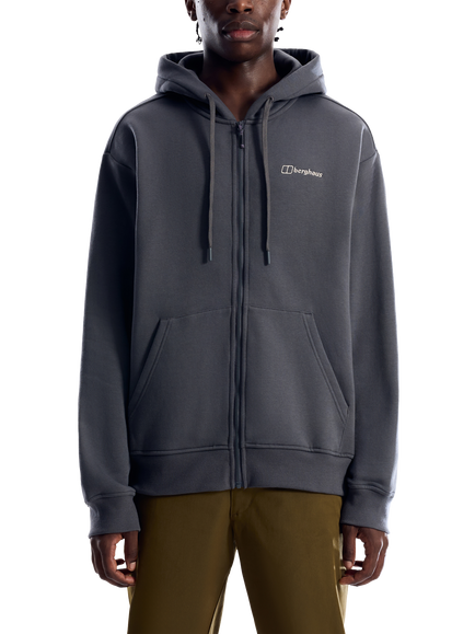 Berghaus Men's Essential Cotton Rich Hoodie, Archive Black, Archive Black