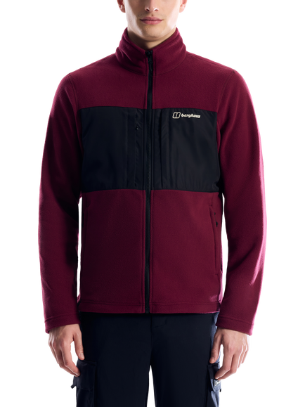 Berghaus Men's  Prism Guide Fleece, Red Fury, Red Fury