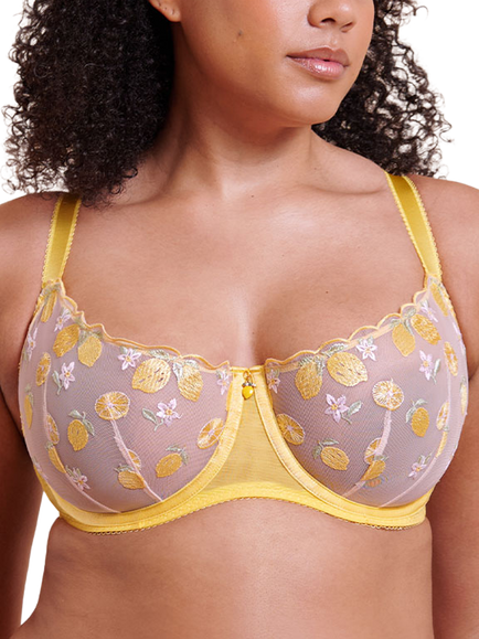 Curvy Kate Limoncello Balcony Bra, Lemon Yellow, Lemon Yellow