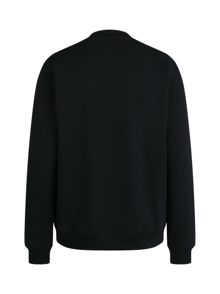 Rapha Logo Crew Neck Cotton Sweatshirt - view 2, Black/White