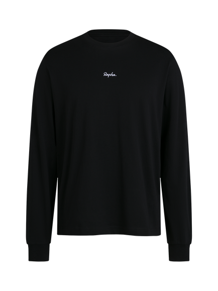 Rapha Heavyweight Cotton T-Shirt, Black/White, Black/White