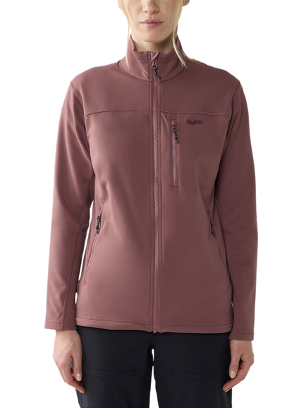 Haglöfs Women's Rosson Midlayer Jacket, Misty Mauve, Misty Mauve