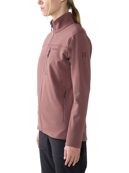 Haglöfs Women's Rosson Midlayer Jacket, Misty Mauve - view 2, Misty Mauve