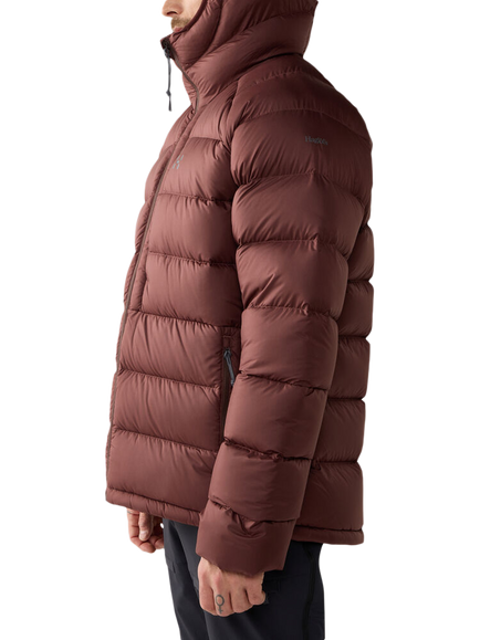 Haglöfs Rosson Down Hooded Jacket, Maroon Trail - view 2, Maroon Trail