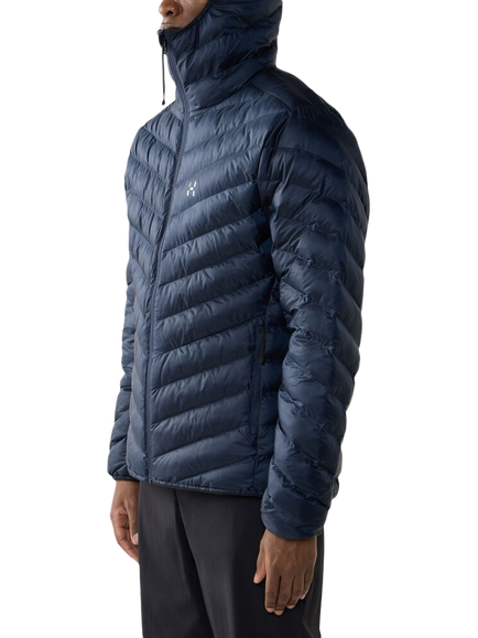 Haglöfs Särna Mimic II Hood Jacket, Tarn Blue - view 2, Tarn Blue