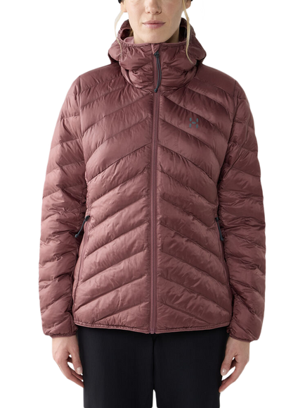 Haglöfs Sarna Mimic Hooded Jacket, Misty Mauve, Misty Mauve