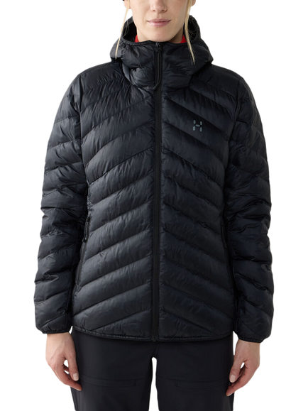 Haglöfs Sarna Mimic Hooded Jacket, Black, True Black