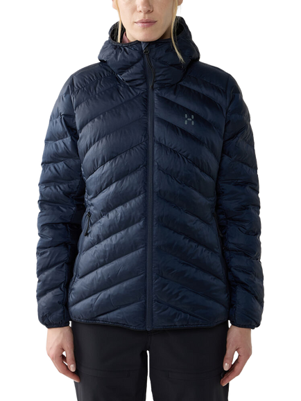 Haglöfs Sarna Mimic Hooded Jacket, Blue, Tarn Blue