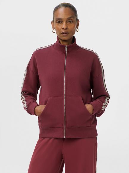 Sweaty Betty Track Style Jacket, Merlot Red, Merlotred