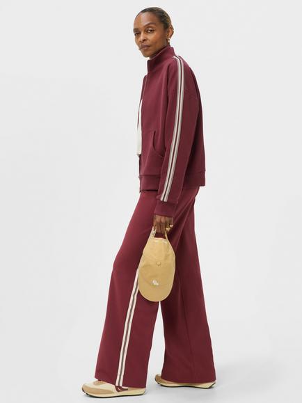 Sweaty Betty Track Style Jacket, Merlot Red - view 2, Merlotred