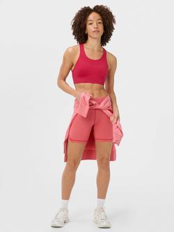 Sweaty Betty Stamina Seamless Sports Bra, Crimson Red - view 2, Crimson Red
