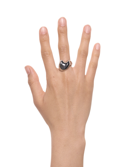 Maria Black Palomino Ring, Silver - view 2, Silver