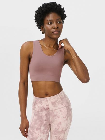 Sweaty Betty Seamless Sports Bra, Duskberry, Duskberrypurple