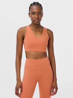 Sweaty Betty Ultimate Studio Voop Yoga Bra, Tuscan Orange