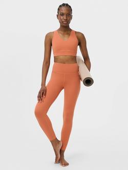 Sweaty Betty Ultimate Studio Voop Yoga Bra - view 2, Tuscan Orange