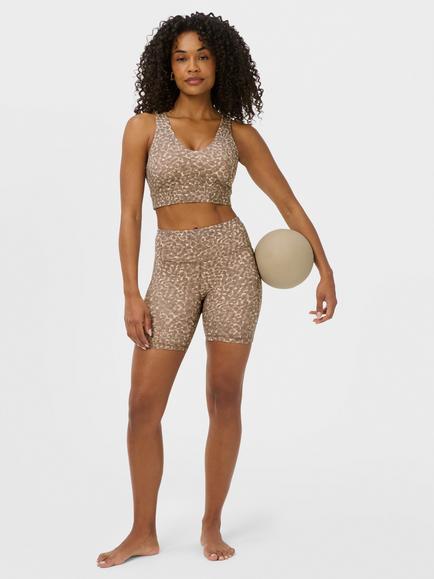 Sweaty Betty Ultimate Studio Yoga Voop Bra, Beige - view 2, Beige