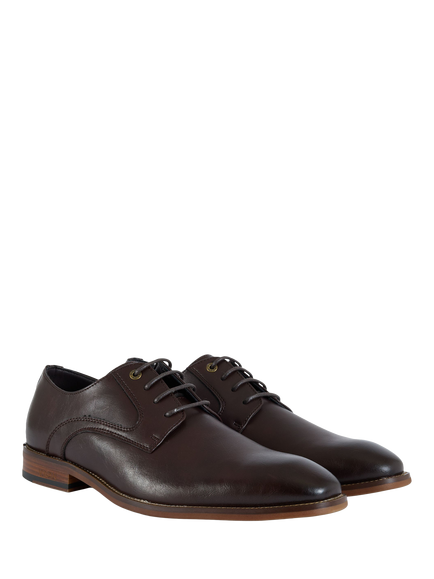 V.GAN Vegan Americano Derby Shoes - view 2, Brown