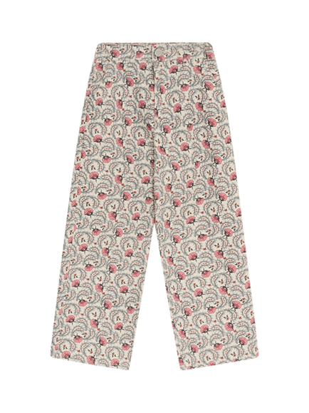 The New Society Kids' Nesta Wide Leg Printed Trousers, Multi, Multi