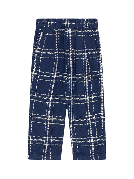 The New Society Kids' Boone Check Trousers, Multi, Multi