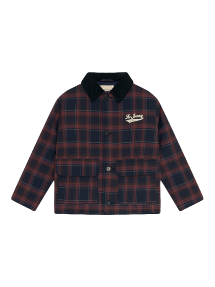 The New Society Kids' Flint Quilted Jacket, Flint Check, Flint Check