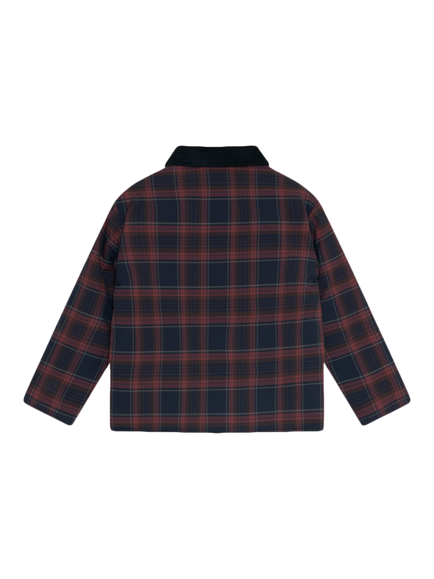 The New Society Kids' Flint Quilted Jacket, Flint Check - view 2, Flint Check