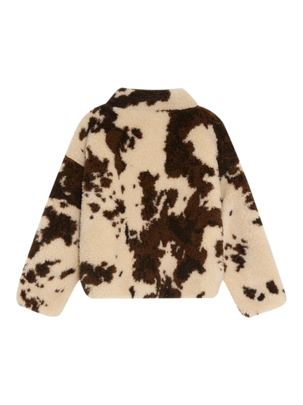 The New Society Kids' Wynn Animal Sherpa Jacket, Multi - view 2, Multi