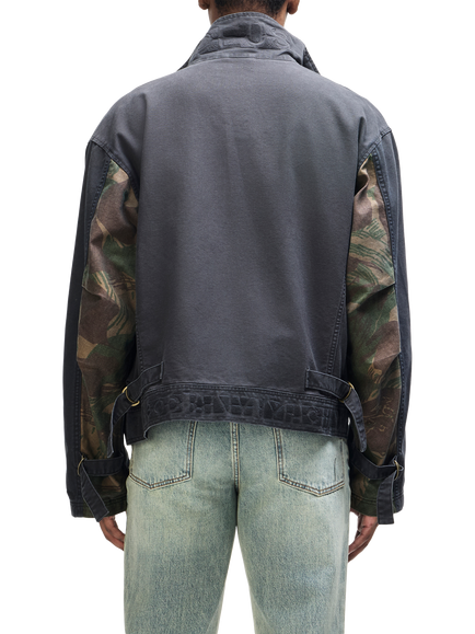 Deus ex Machina Common State Cotton Canvas Jacket, Anthracite Grey - view 2, Anthracite Grey