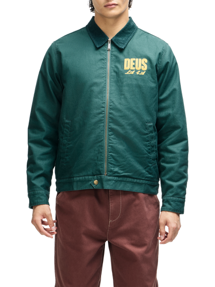 Deus ex Machina Cutaway Cotton Bomber Jacket, Racing Green, Racing Green