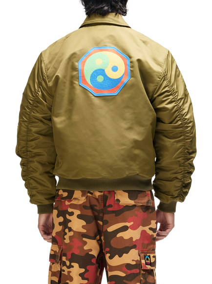 Deus ex Machina Monty Flight Utility Jacket, Olive Green - view 2, Olive Green