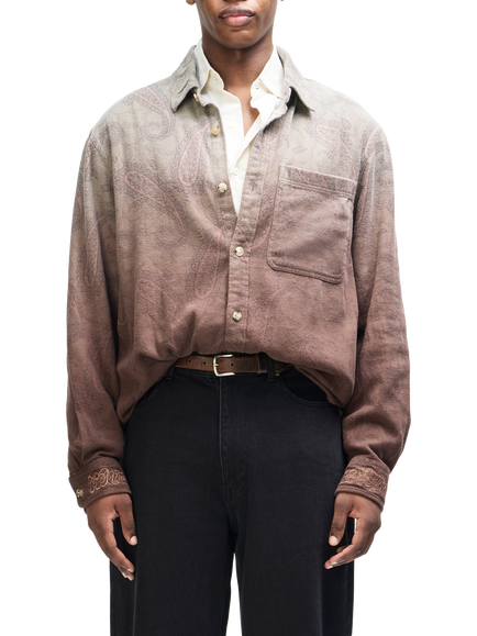 Deus ex Machina Turiya Cotton Shirt, Moss Green, Moss Green
