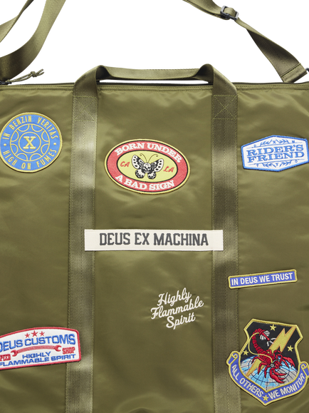 Deus ex Machina Flight Helmet Tote Bag, Olive Green - view 2, Olive Green