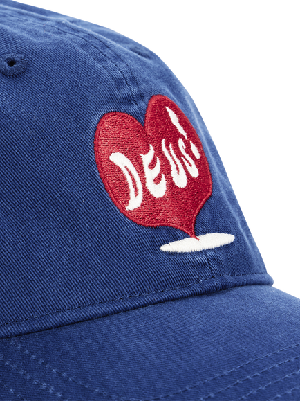 Deus ex Machina Deep Cut Dad Cap, Limoges Blue - view 2, Limoges Blue